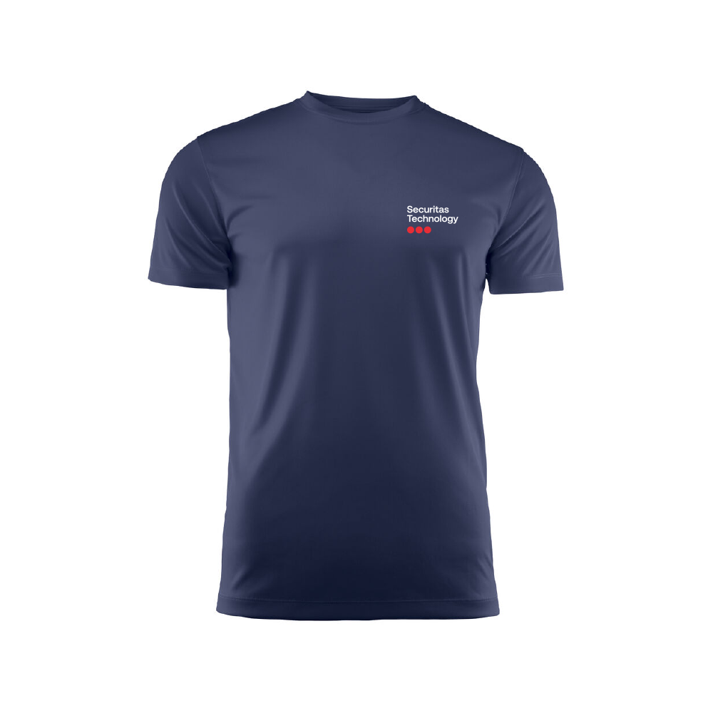 Printer Run active t-shirt Navy
